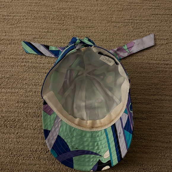 Emilio Pucci Hat (vintage rare) w/ ribbon ties in back - Picture 8 of 11